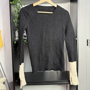 Naadam Cashmere Sweater Womens Extra Small Black  Quite Luxury Old Money